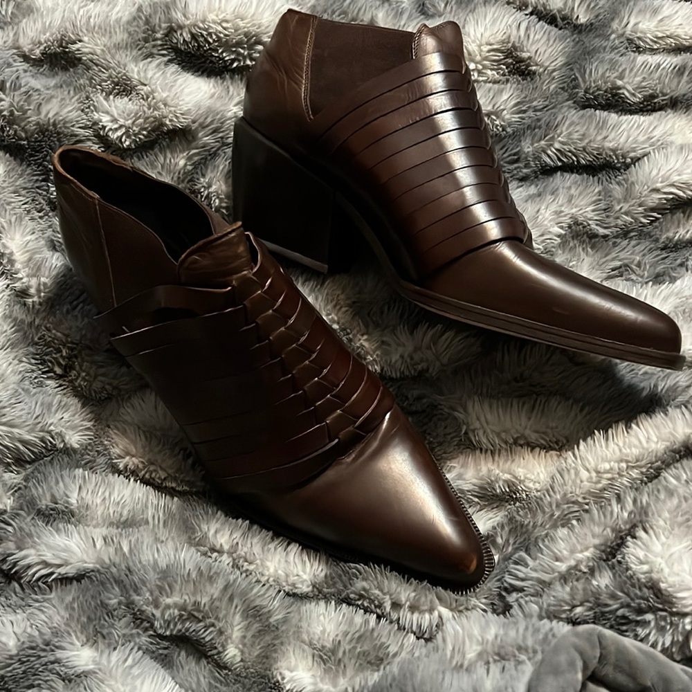 Viga Spiga Italian Leather Boots